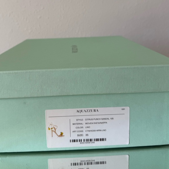 New Aquazzura Citrus Punch Sandals 105mm 35 $1,150 - Picture 12 of 13